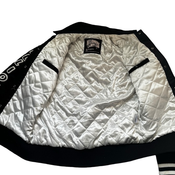 Billionaire Boys Club BBC Astronaut Varsity Jacket - Black/White - Size S - Picture 4 of 13